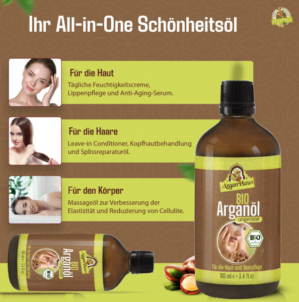 Bio Arganöl ungeröstet(100ml )